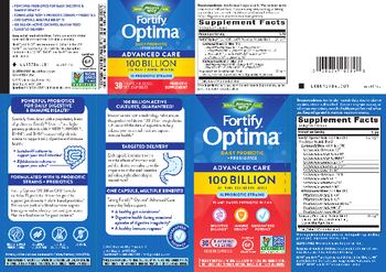 Nature's Way Fortify Optima Daily Probiotic 100 Billion - probiotic supplement