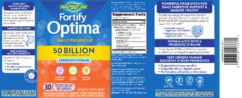 Nature's Way Fortify Optima Daily Probiotic 50 Billion - probiotic supplement