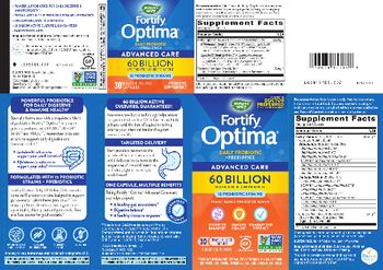 Nature's Way Fortify Optima Daily Probiotic 60 Billion - probiotic supplement