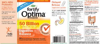 Nature's Way Fortify Optima Probiotic 50 Billion - probiotic supplement with researched strains