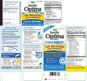 Nature's Way Fortify Optima Probiotic Colon Support - supplement