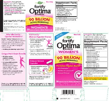 Nature's Way Fortify Optima Probiotic Women's - supplement