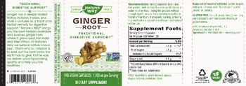 Nature's Way Ginger Root 1100 mg - supplement