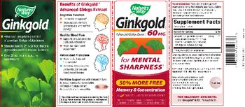 Nature's Way Ginkgold 60 mg - supplement