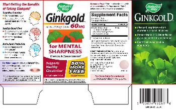 Nature's Way Ginkgold 60 mg - supplement