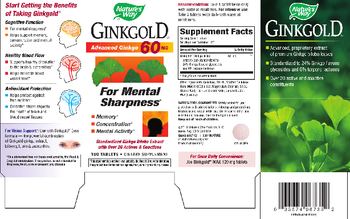 Nature's Way Ginkgold 60 mg - supplement