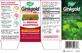 Nature's Way Ginkgold 60 mg - supplement