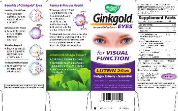 Nature's Way Ginkgold Eyes - supplement