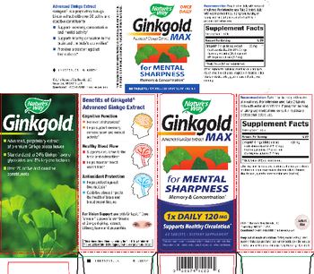 Nature's Way Ginkgold Max 120 mg - supplement