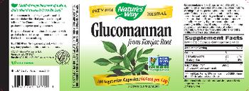 Nature's Way Glucomannan From Konjac Root - supplement