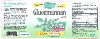 Nature's Way Glucomannan Root - supplement