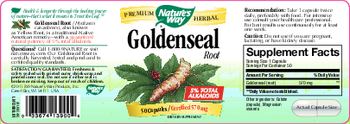 Nature's Way Goldenseal Root - supplement