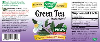 Nature's Way Green Tea Standardized - supplement