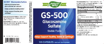 Nature's Way GS-500 Glucosamine Sulfate - supplement