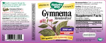 Nature's Way Gymnema Standardized 500 mg - supplement