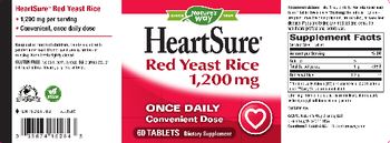Nature's Way HeartSure Red Yeast Rice 1,200 mg - supplement