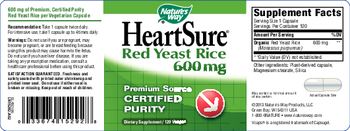 Nature's Way HeartSure Red Yeast Rice 600 mg - supplement