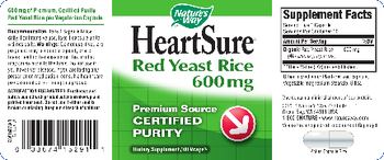 Nature's Way HeartSure Red Yeast Rice 600 mg - supplement