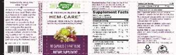 Nature's Way Hem-Care - supplement