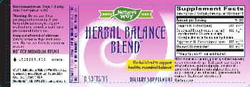 Nature's Way Herbal Balance Blend - supplement
