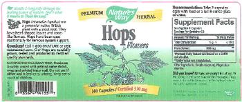 Nature's Way Hops Flowers - supplement