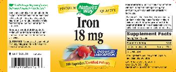 Nature's Way Iron 18 mg - supplement