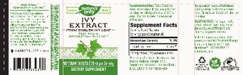 Nature's Way Ivy Extract 50 mg - supplement