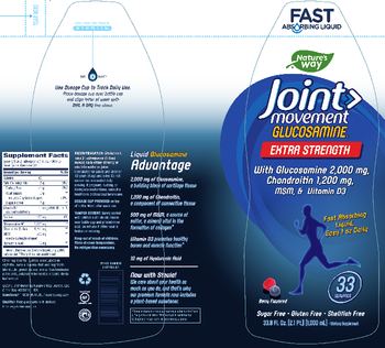 Nature's Way Joint Movement Glucosamine Berry Flavored - supplement