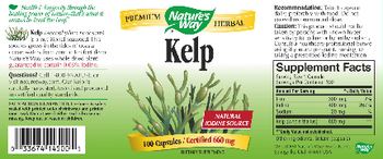 Nature's Way Kelp Certified 660 mg - supplement