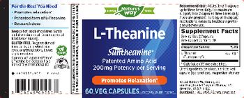 Nature's Way L-Theanine 200 mg - supplement