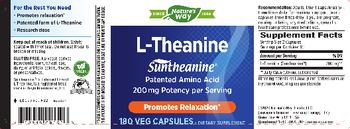 Nature's Way L-Theanine 200 mg - supplement