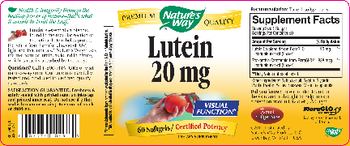 Nature's Way Lutein 20 mg - supplement