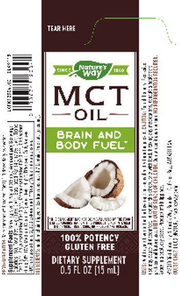Nature's Way MCT Oil - supplement