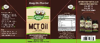 Nature's Way MCT Oil - supplement