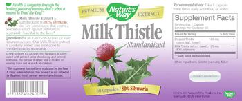 Nature's Way Milk Thistle Standardized - supplement