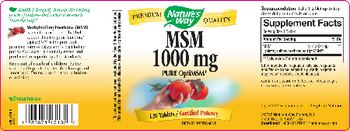 Nature's Way MSM 1000 mg - supplement