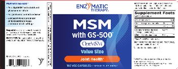 Nature's Way MSM With GS-500 - supplement