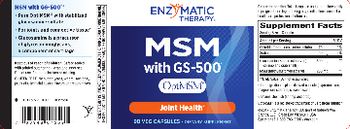 Nature's Way MSM With GS-500 - supplement