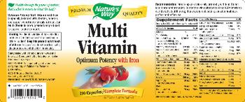 Nature's Way Multi Vitamin - supplement