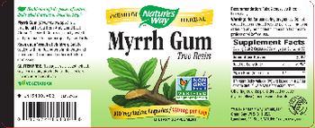Nature's Way Myrrh Gum Tree Resin 550 mg - supplement
