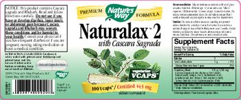Nature's Way Naturalax 2 With Cascara Sagrada - supplement