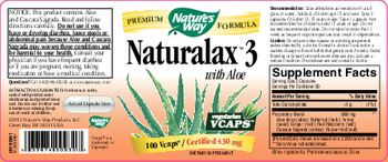 Nature's Way Naturalax 3 With Aloe - supplement