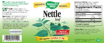 Nature's Way Nettle Leaf - supplement