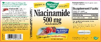 Nature's Way Niacinamide 500 mg - supplement