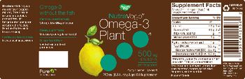 Nature's Way NutraVege Omega-3 Plant Zesty Lemon Flavored - algal oil supplement