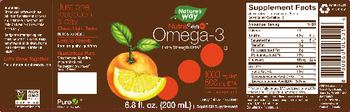 Nature's Way Omega-3 Juicy Citrus Flavored - squid oil supplement