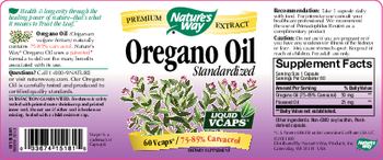 Nature's Way Oregano Oil Standardized - supplement
