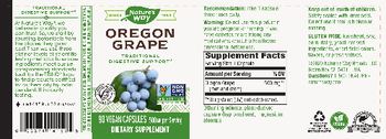 Nature's Way Oregon Grape 500 mg - supplement