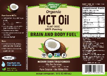 Nature's Way Organic MCT Oil - supplement