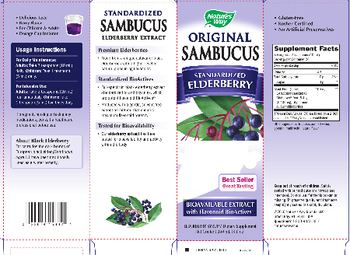 Nature's Way Original Sambucus Berry Flavor - supplement